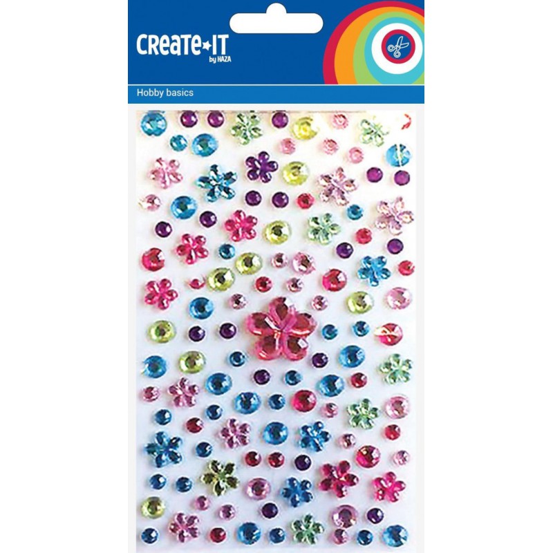 Create-It  plak diamantjes "flower"