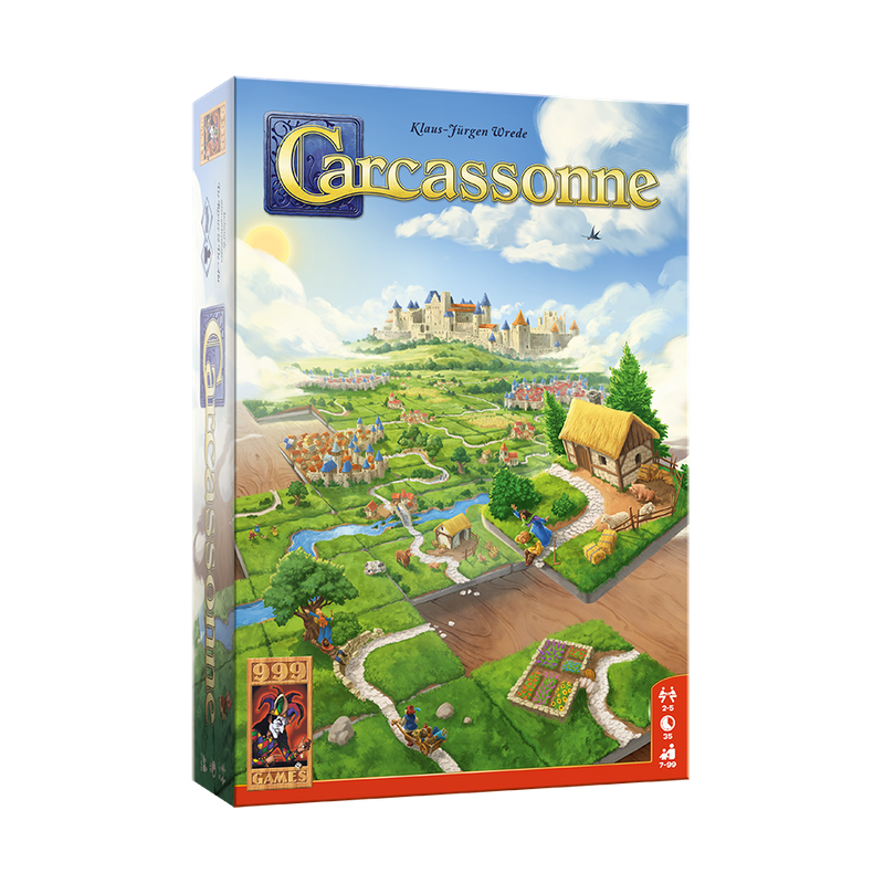 Carcassonne Bordspel  999-games basisspel,