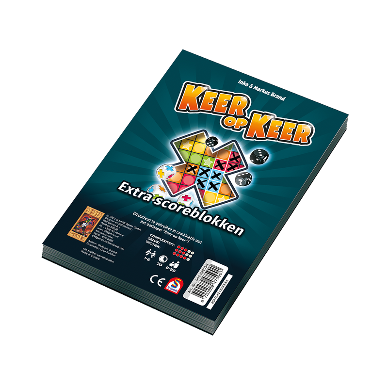 Keer Op Keer - Scoreblokken (2 stuks), 999games