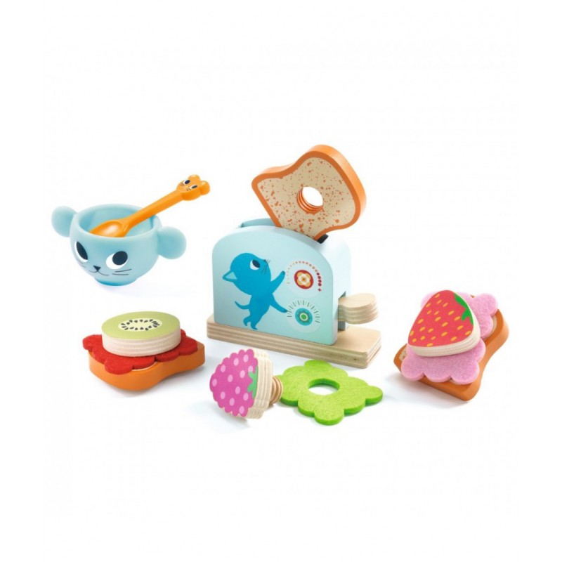 Djeco - Kitten ontbijt set 12 delig