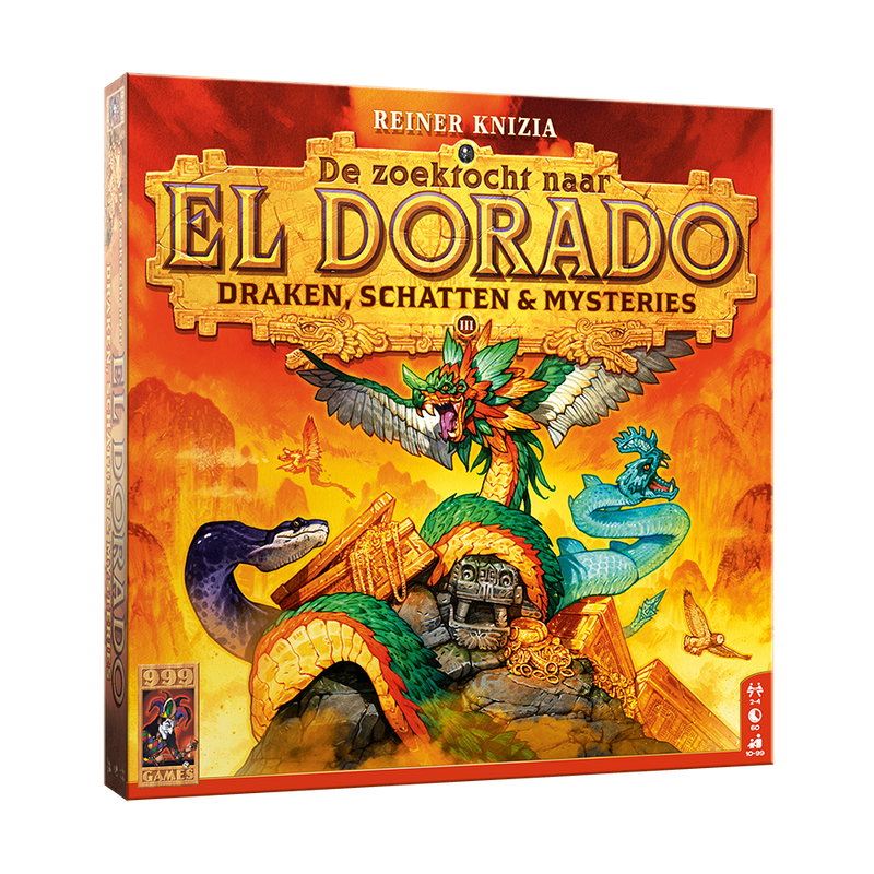 De zoektocht naar El Dorado: Draken, schatten & Mysteries - Bordspel, 999 games