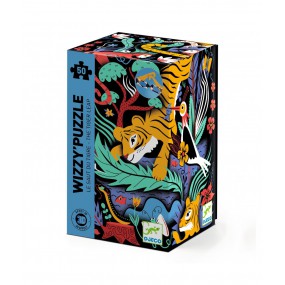Djeco - Wizzy Puzzle, Tijgersprong 50 stukjes