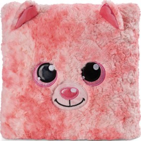 Kussen knuffel kat Dreamie, 32x32 cm, Glubschis