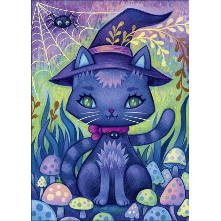 Witch Cat Heye puzzel 1000 stukjes