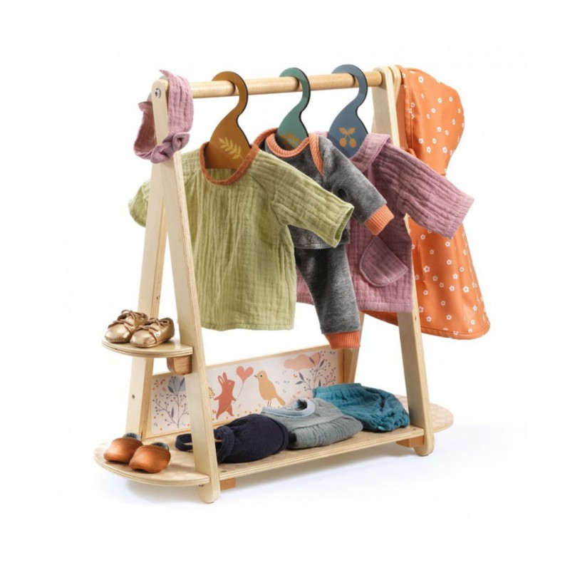 Pomea poppen kledingrek de luxe