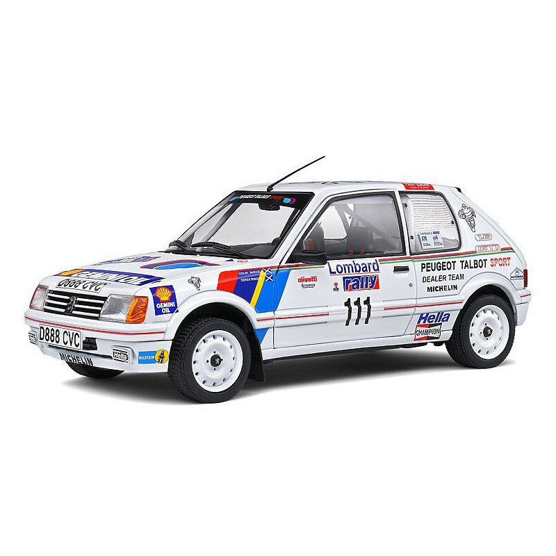 Peugeot 205 GTI Rally White - 1:18 - Solido
