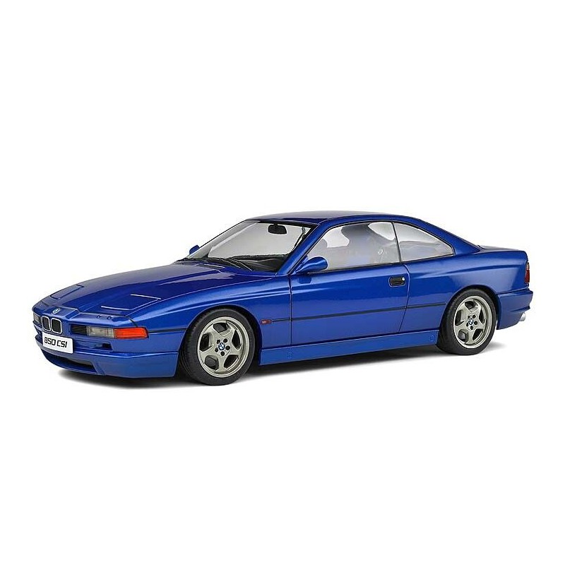 BMW 850 (E31) CSI 1990 Blue - 1:18 - Solido