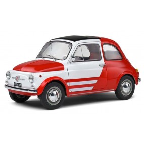 Fiat 500 L 1985 Tribute Red/White - 1:18 - Solido