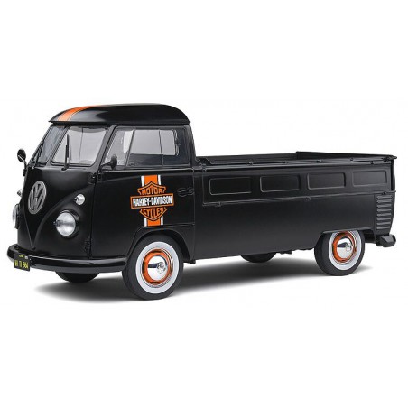 Volkswagen T1 Pick Up '50 Harley Davidson Black - 1:18 - Solido