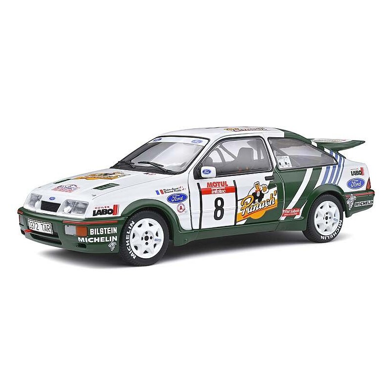 Ford Sierra Cosworth Tour de Corse '88 Auriol/Giraudet White - 1:18 - Solido
