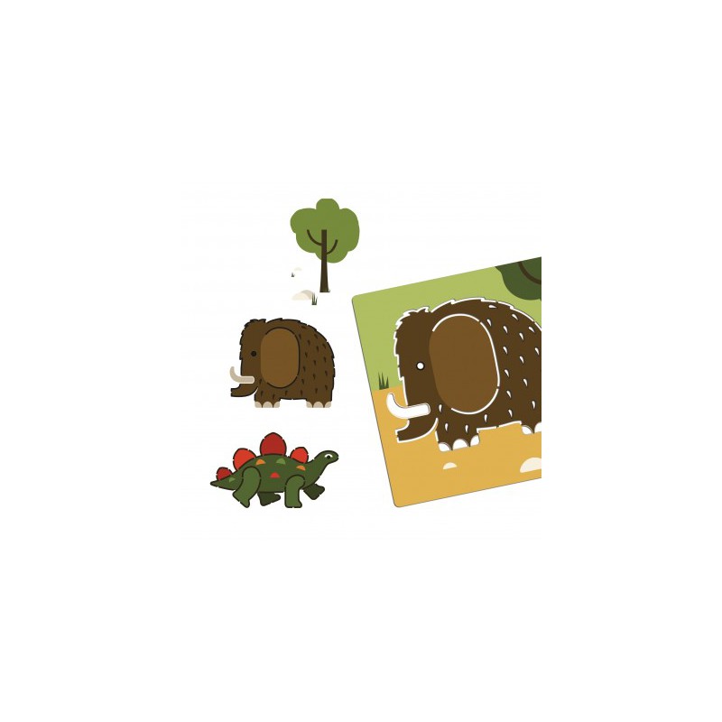 Djeco - Sjablonen - Dinosaurussen DJ08863