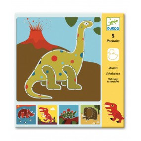 Djeco - Sjablonen - Dinosaurussen