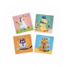 Djeco -Creëren met stickers, Dieren