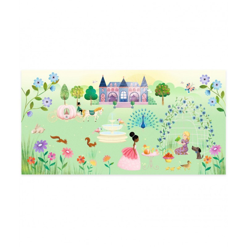 Djeco - Sticker story, Leven in het kasteel