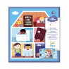 Djeco -Creëren met stickers, Huis