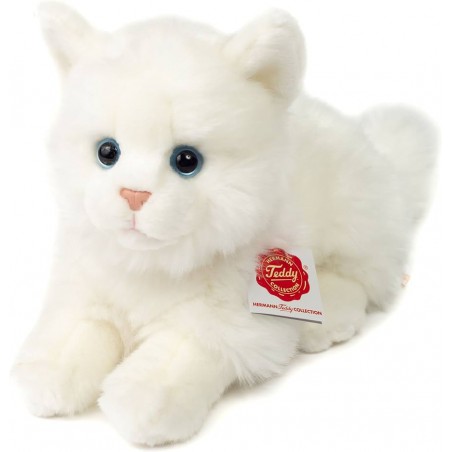 Hermann Teddy - kat Britse korthaar wit 20cm