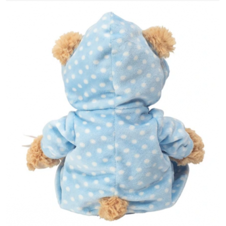 Hermann Teddy - Schlafanzugbeer blauw 30cm