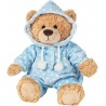 Hermann Teddy - Schlafanzugbeer blauw 30cm