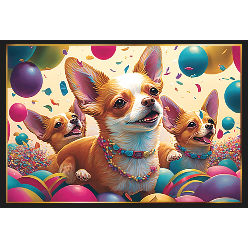 Chihuahua Feest, 1000 stukjes, Piece of Mind  puzzel