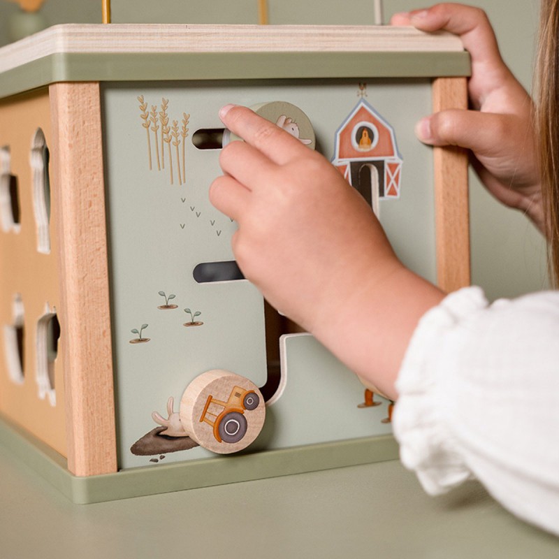 Activiteitenkubus little farm - Little Dutch