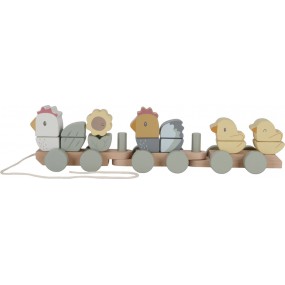 Blokkentrein Kip little farm - Little Dutch