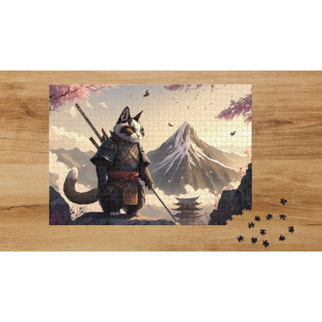 Samurai Kat 1000 stukjes, Piece of Mind  puzzel