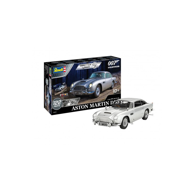 Aston Martin DB5 James Bond 1:24, Revell Easy-Click System