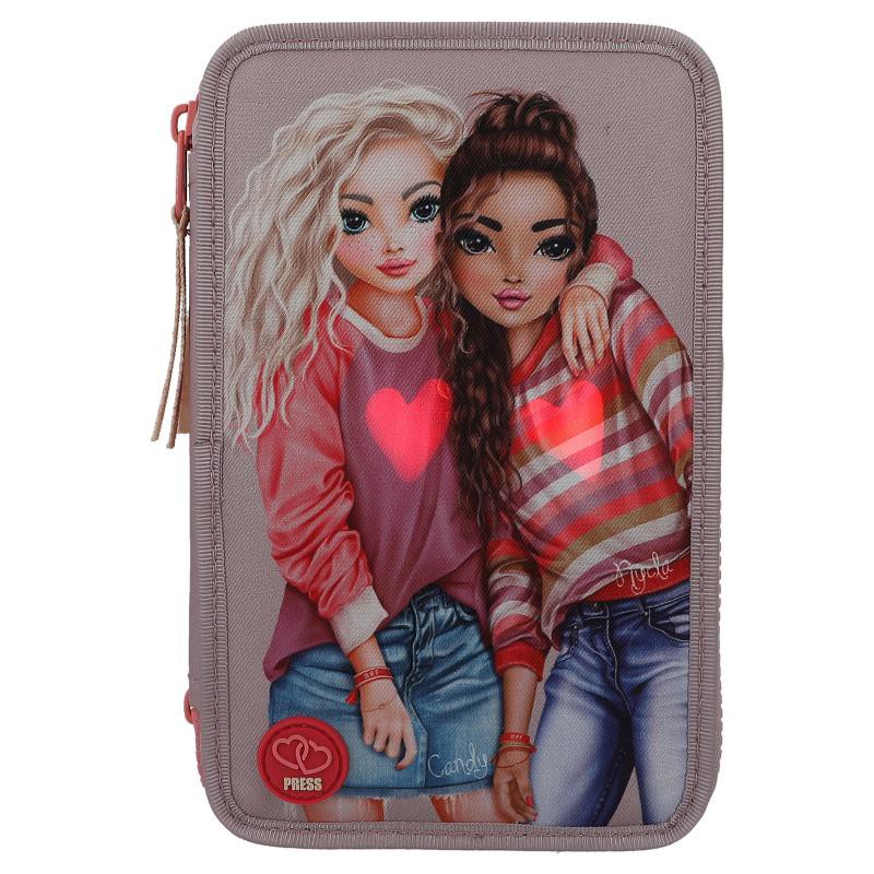 TOPModel 3-vaks etui BEST FRIENDS LED 11753