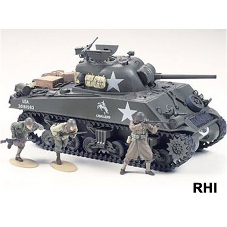 US-M4A3 Sherman 75mm Gun Tank 1:35, Tamiya