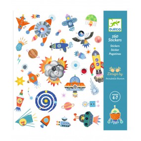 Djeco - Stickers - Interstellair