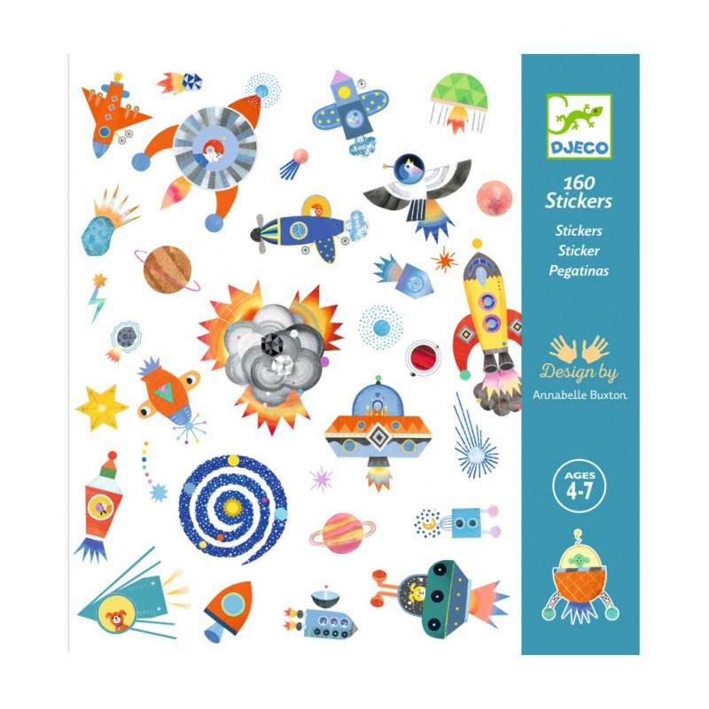 Djeco - Stickers - Interstellair