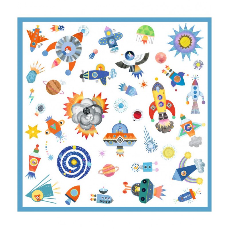 Djeco - Stickers - Interstellair
