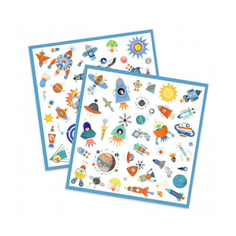 Djeco - Stickers - Interstellair