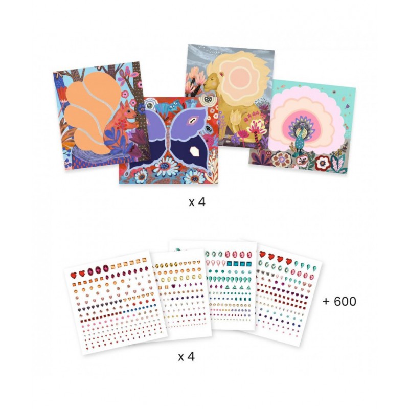 Djeco Artistic strass, wild beauty