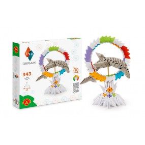 Origami 3D Dolfijn