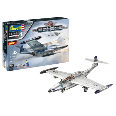 50th Anniversary Northrop F-89 Scorpion Cadeau Set 1:48, Revell