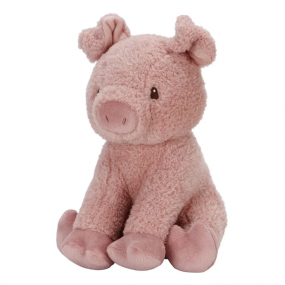 Knuffel varken 25cm little farm - Little Dutch
