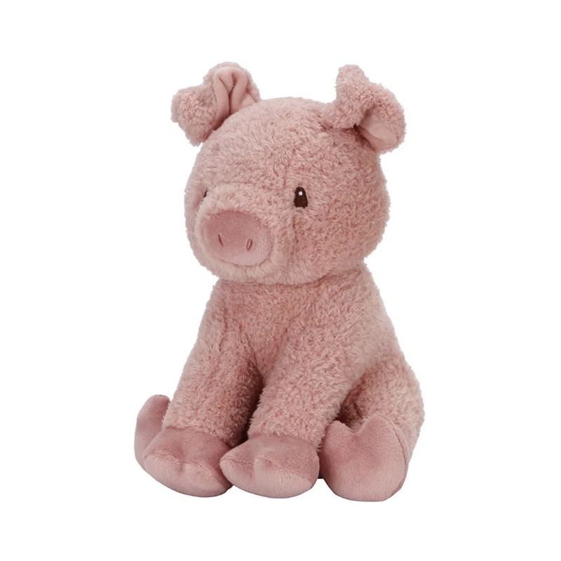 Knuffel varken 25cm little farm - Little Dutch