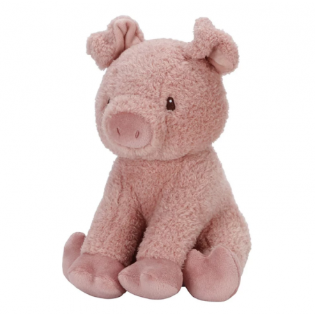 Knuffel varken 25cm little farm - Little Dutch