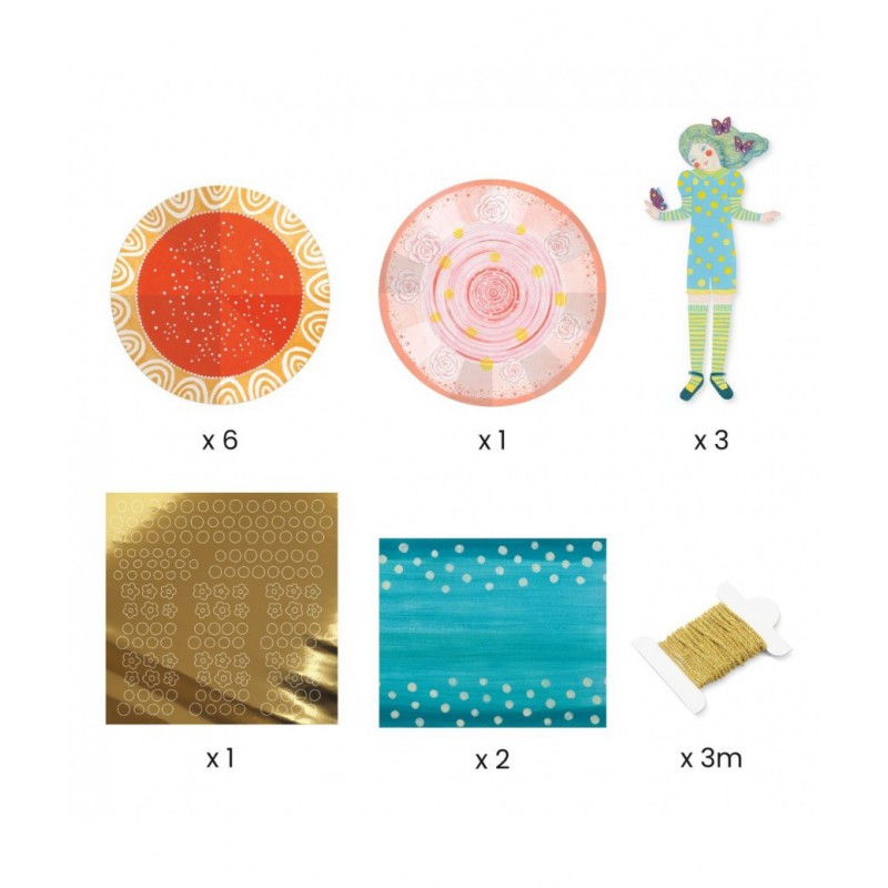 Djeco  Vouwwerkje, jurkje van papier