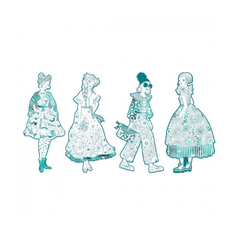 Djeco - Mode kleurplaten, Rebekka