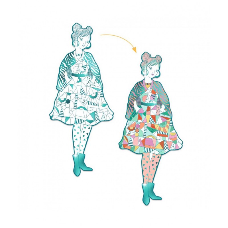 Djeco - Mode kleurplaten, Rebekka