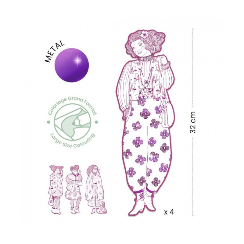 Djeco - Mode kleurplaten, Rosemary