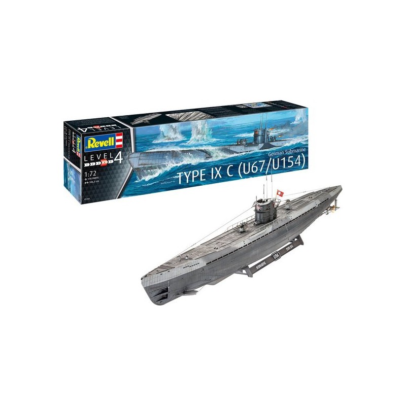 duitse-onderzeeer-type-ix-c-u67u154-172-revell