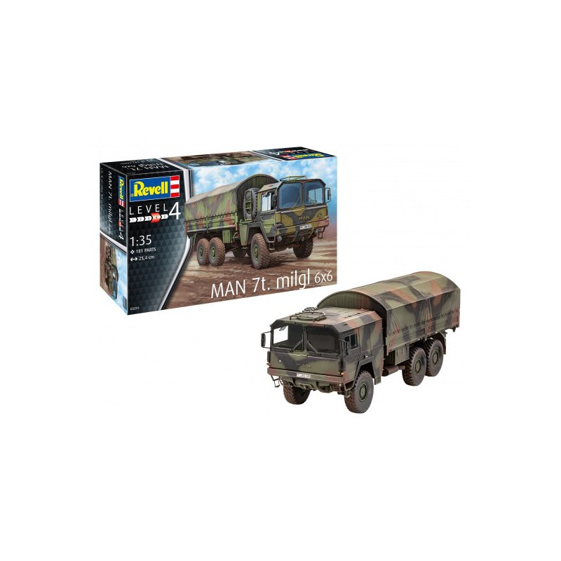 MAN 7t. Milgl 6x6, 1:35, Revell