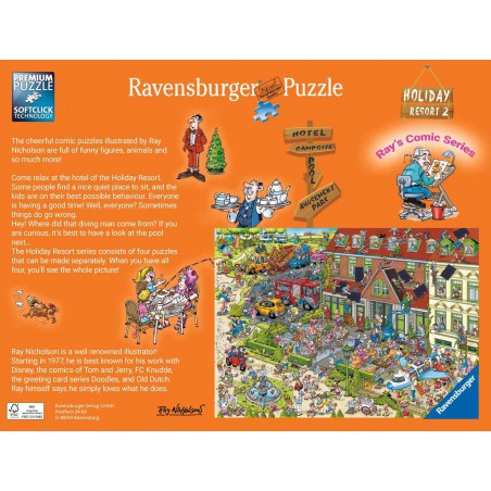 1000stukjes Ravensburger Het hotel