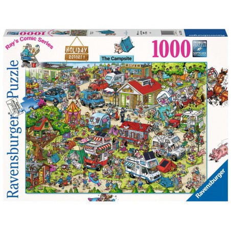 1000stukjes Ravensburger The campsite