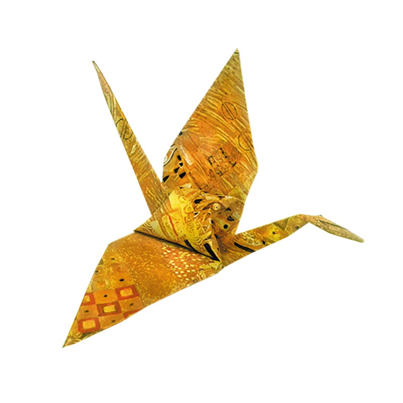 Fridolin Art Origami Kraanvogel  Gustav Klimt
