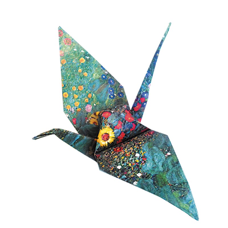 Fridolin Art Origami Kraanvogel  Gustav Klimt