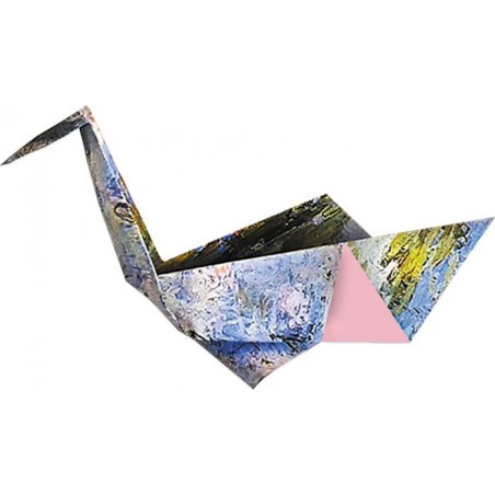 Fridolin Art Origami zwaan Claude Monet